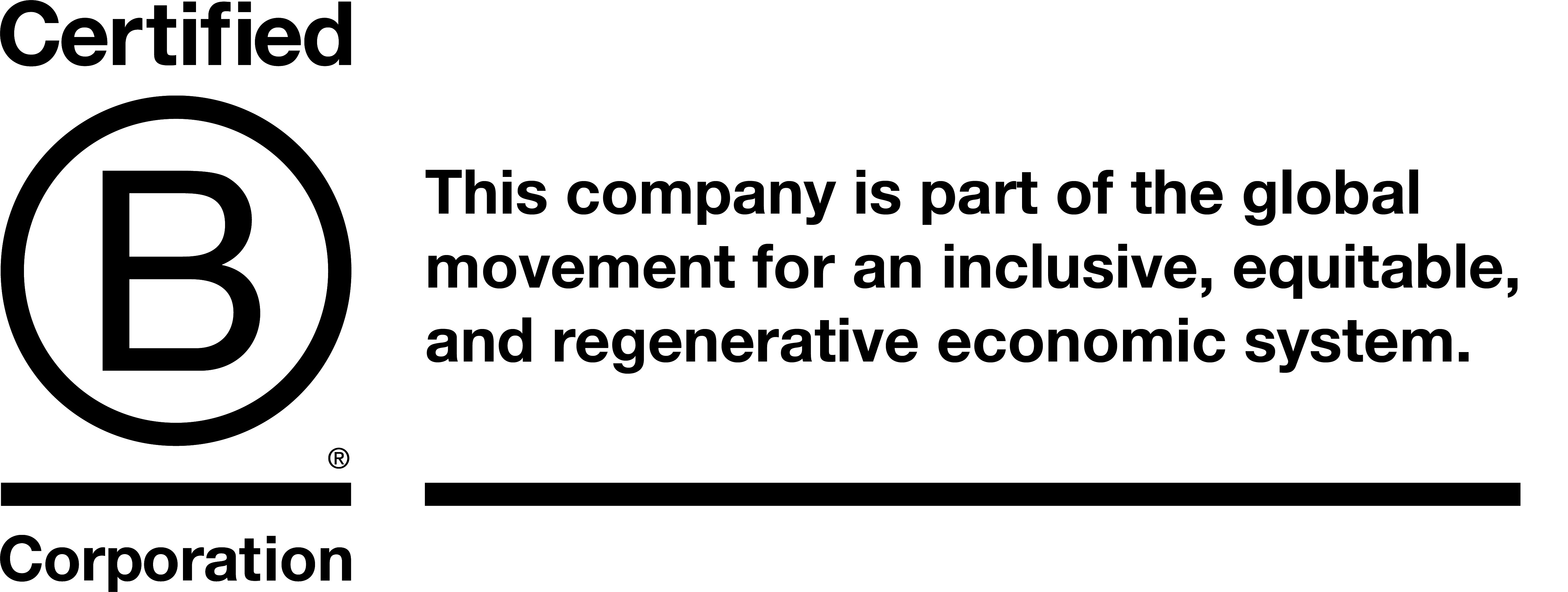 B Corp Cetification Logo