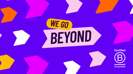 We go beyond: La campagna di comunicazione del B Corp Month 2023.