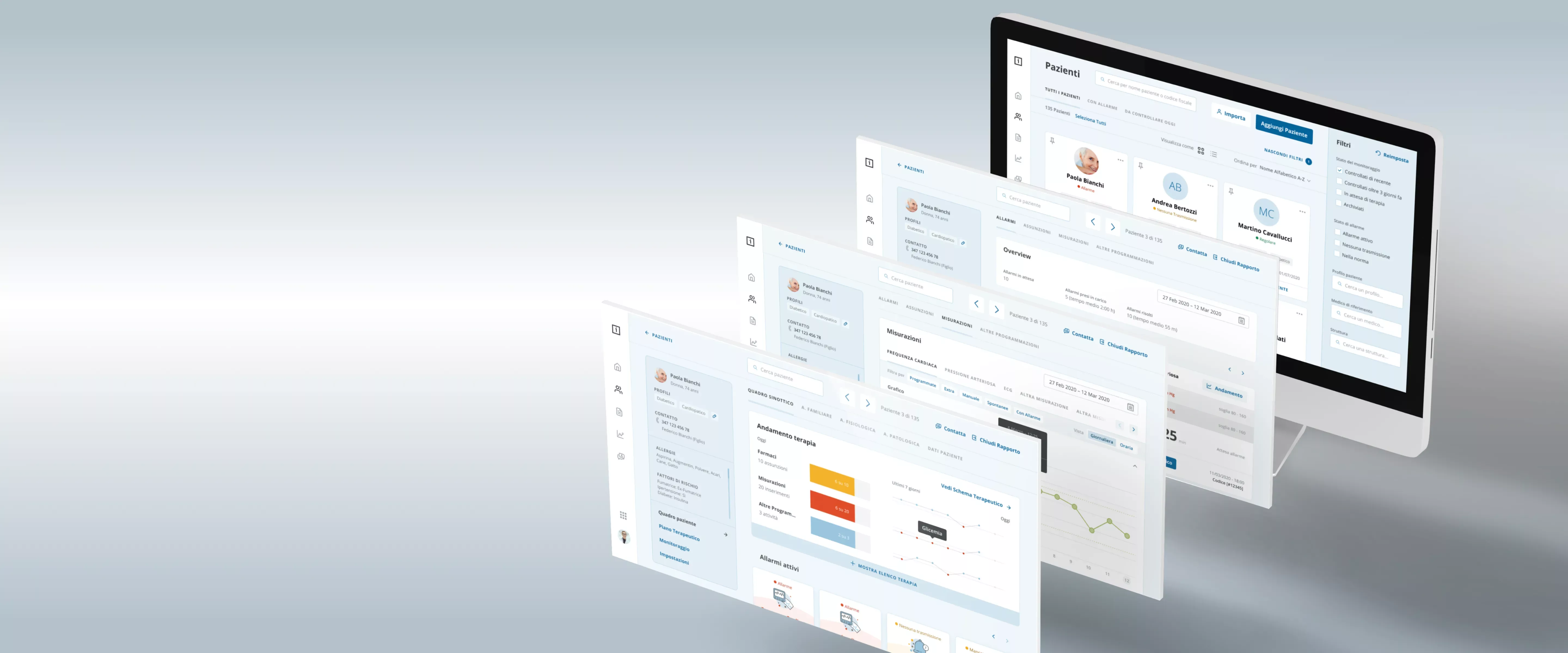 Some screens of desktop view of Sm@rtEVEN platform
